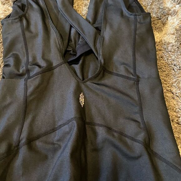 Free People Cool Running Onesie Black jumpsuit one piece - Picture 7 of 9